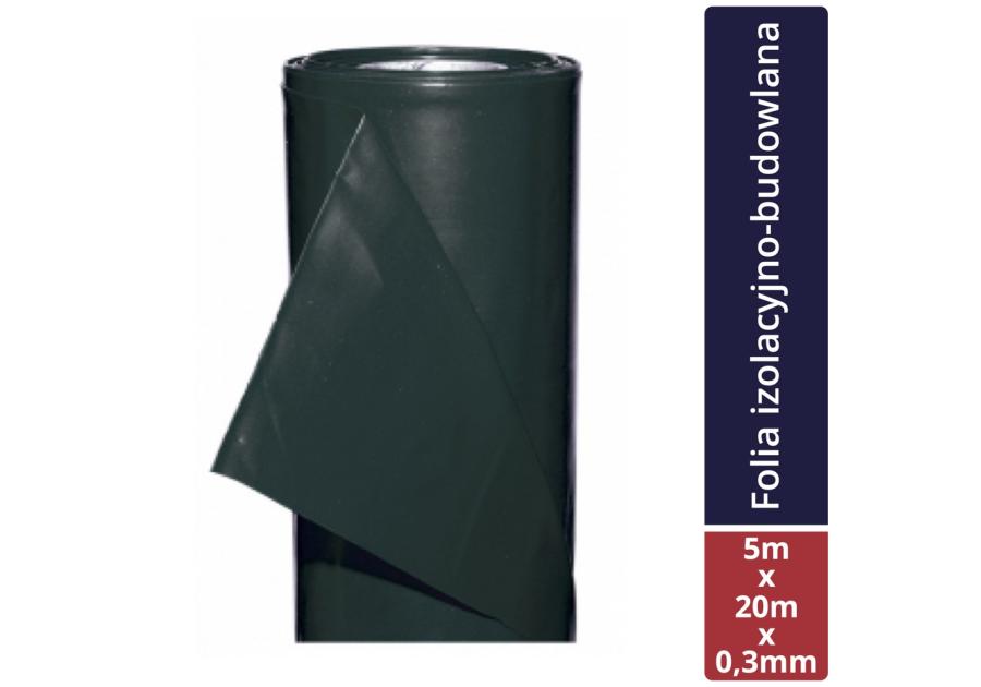 Zdjęcie: Folia izolacyjno-budowlana czarna 5x20 m - 0,3 mm TYTAN PROFESSIONAL