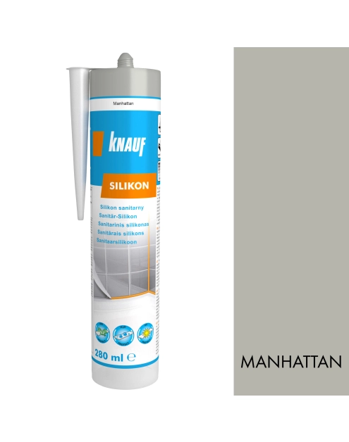 Zdjęcie: Silikon sanitarny manhattan 280 ml KNAUF