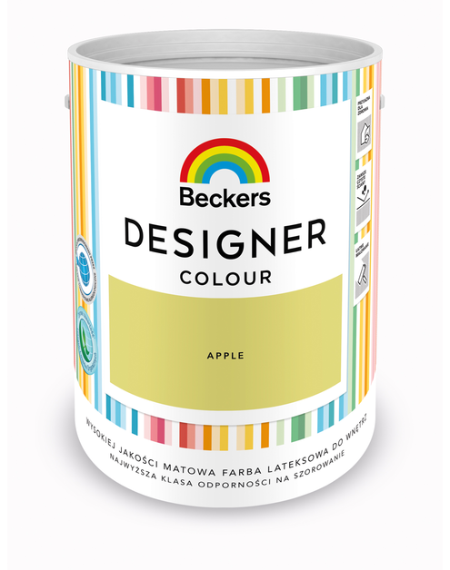 Zdjęcie: Farba lateksowa Designer Colour Apple 5 L BECKERS