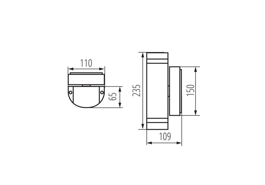 Zdjęcie: Oprawa oświetleniowa ZEW EL-235U-B GU10 KANLUX