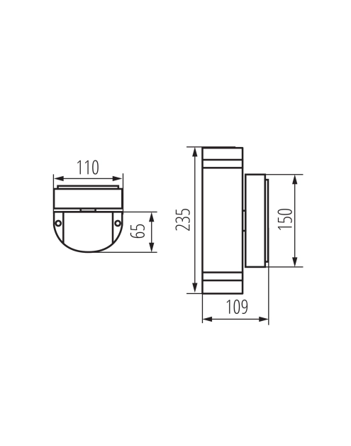 Zdjęcie: Oprawa oświetleniowa ZEW EL-235U-B GU10 KANLUX