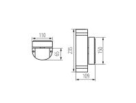 Zdjęcie: Oprawa oświetleniowa ZEW EL-235U-B GU10 KANLUX