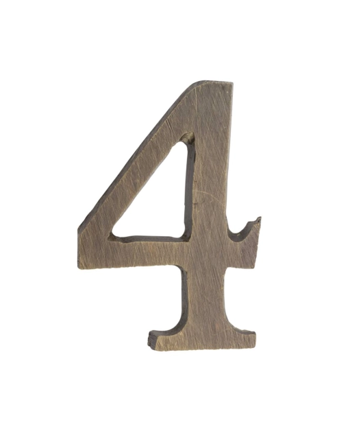 Zdjęcie: Cyfra 4 samoprzylepna patyna 50 mm METRO