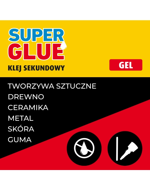 Zdjęcie: Klej sekundowy Super Glue gel control 3 g SOUDAL