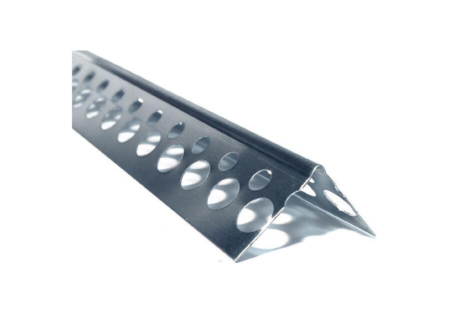 Zdjęcie: Narożnik aluminiowy perforowany 0,28, 20x20 mm - 2,5 m GLP 50 szt. GLOBPLAST