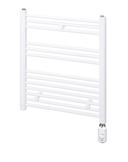 Zdjęcie: Grzejnik łazienkowy elektryczny Elektra 680x550 mm biały ALPLAST