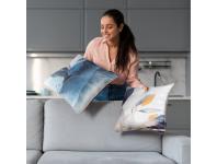 Zdjęcie: Poszewka 160 biała 45 x 45 cm Velvet EUROFIRANY