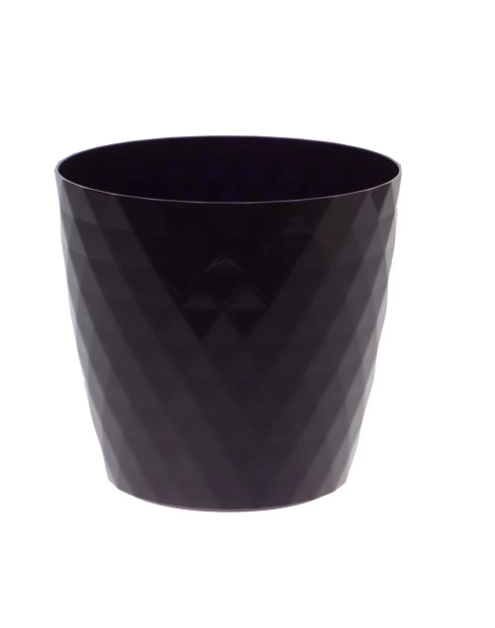 Zdjęcie: Doniczka Cristal 16 cm śliwka GARDEN LIFE