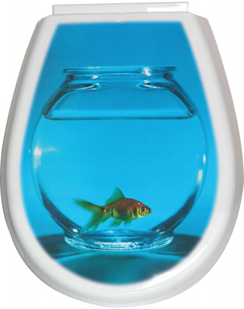 Zdjęcie: Deska sedesowa Lilia foto ryba BISK