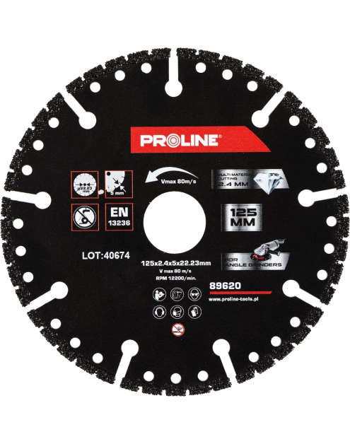Zdjęcie: Tarcza diamentowa 89620 PROLINE