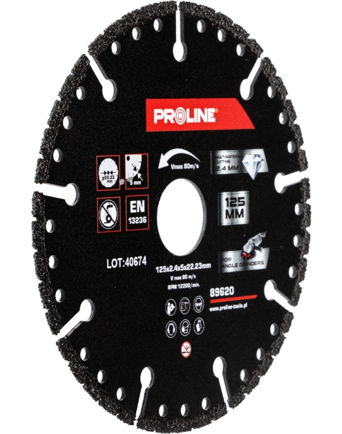 Zdjęcie: Tarcza diamentowa 89620 PROLINE