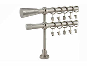 Karnisz Valentina Fi 19 mm podwójny 2 m Tubo satyna KARWEL