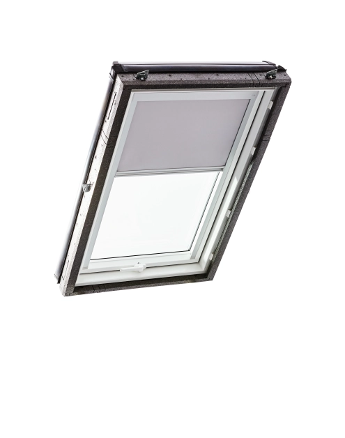 Zdjęcie: Roleta zaciemniająca do okien Designo R4/R7, 074/118, manualna ROTO