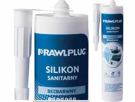 Silikon sanitarny bezbarwny 300 ml RAWLPLUG