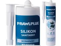 Zdjęcie: Silikon sanitarny bezbarwny 300 ml RAWLPLUG