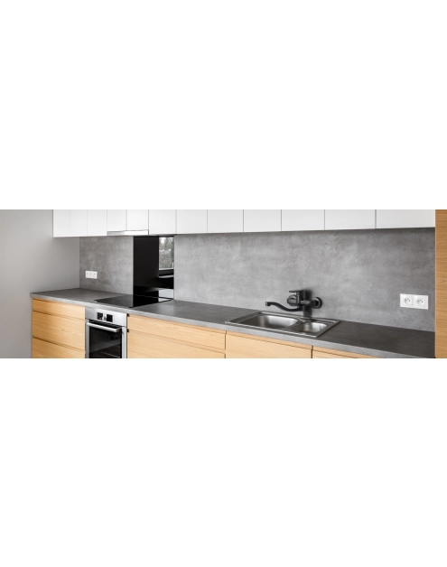 Zdjęcie: Bateria zlewozmywakowa Siros czarna INVENA