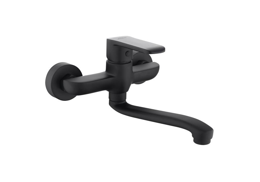 Zdjęcie: Bateria zlewozmywakowa Siros czarna INVENA