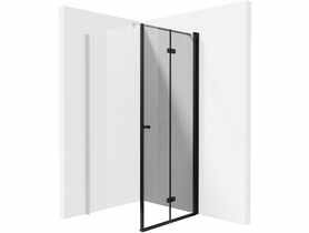 Drzwi prysznicowe systemu Kerria Plus 90 cm - składane Kerria Plus nero DEANTE