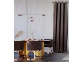 Zasłona zaciemniejąca radiant czekolada 140x270 cm CHIC HOME