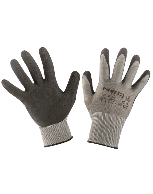 Zdjęcie: Rękawice robocze, poliester, pokryty  latexem foam 3141X, rozmiar 8 NEO