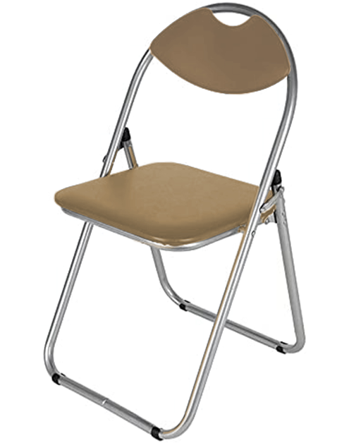 Zdjęcie: Krzesło składane Atom Silver beżowe TS INTERIOR