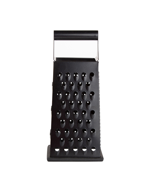 Zdjęcie: Tarka metalowa prostokątna czterofunkcyjna 24,5x10,5x7,5 cm czarna ALTOMDESIGN