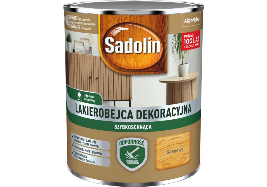 Zdjęcie: Lakierobejca dekoracyjna Sosnowy 0,7 L SADOLIN