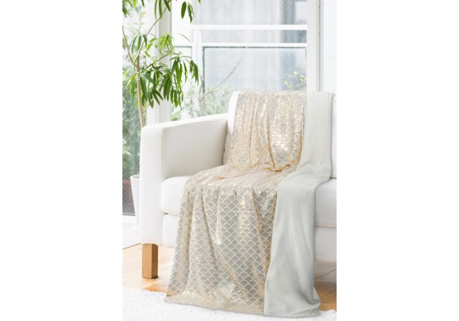 Zdjęcie: Narzuta 150x200 cm kremowa EUROFIRANY