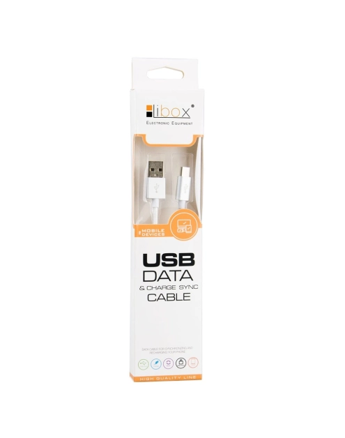 Zdjęcie: Kabel USB TYP C 1 M LB0098 LIBOX
