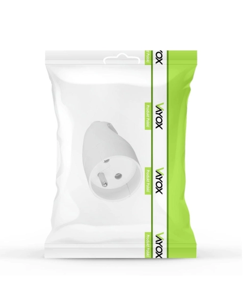 Zdjęcie: Gniazdo wtyczkowe przenośne pojedyńcze 16A, 250V rozbieralne 2p+z GN-171 biały VAYOX