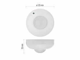 Czujnik ruchu PIR IP20 1200 W biały EMOS