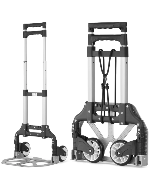 Zdjęcie: Wózek transportowy składany płaski magazynowy 70 kg DOMINO