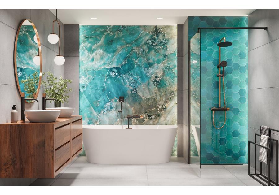 Zdjęcie: Umywalka nablatowa Trigono Trend 50 cm, trójkątna INVENA