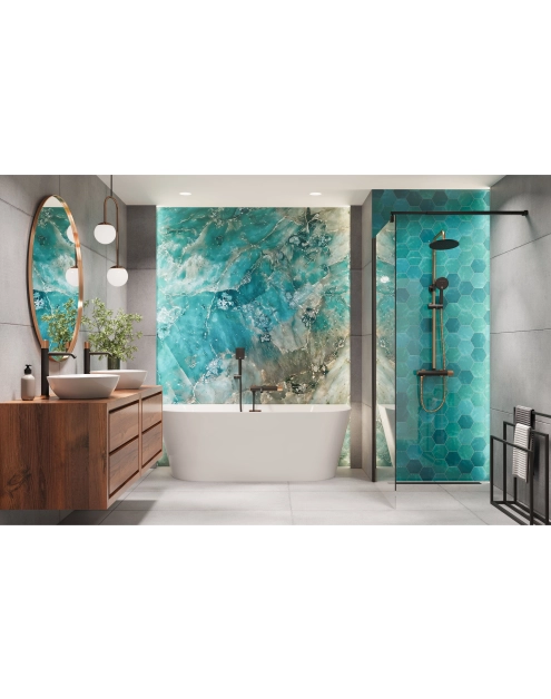 Zdjęcie: Umywalka nablatowa Trigono Trend 50 cm, trójkątna INVENA