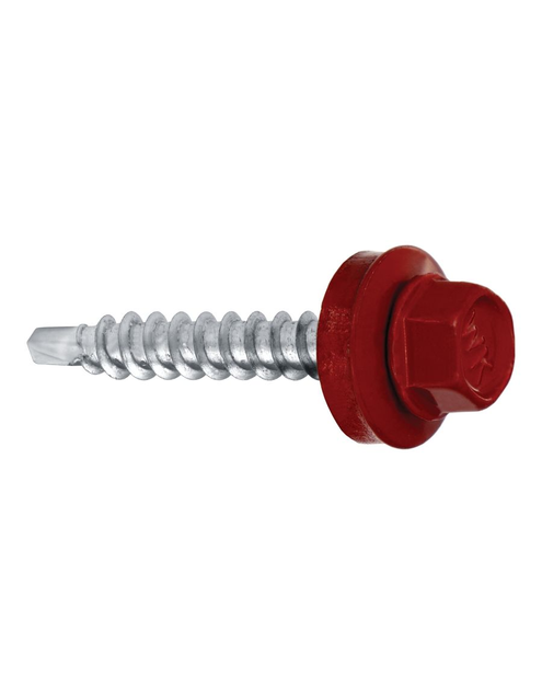 Zdjęcie: Wkręty do blachy farmery wiśniowe 4,8x25 mm  -250 szt. WKRĘT-MET