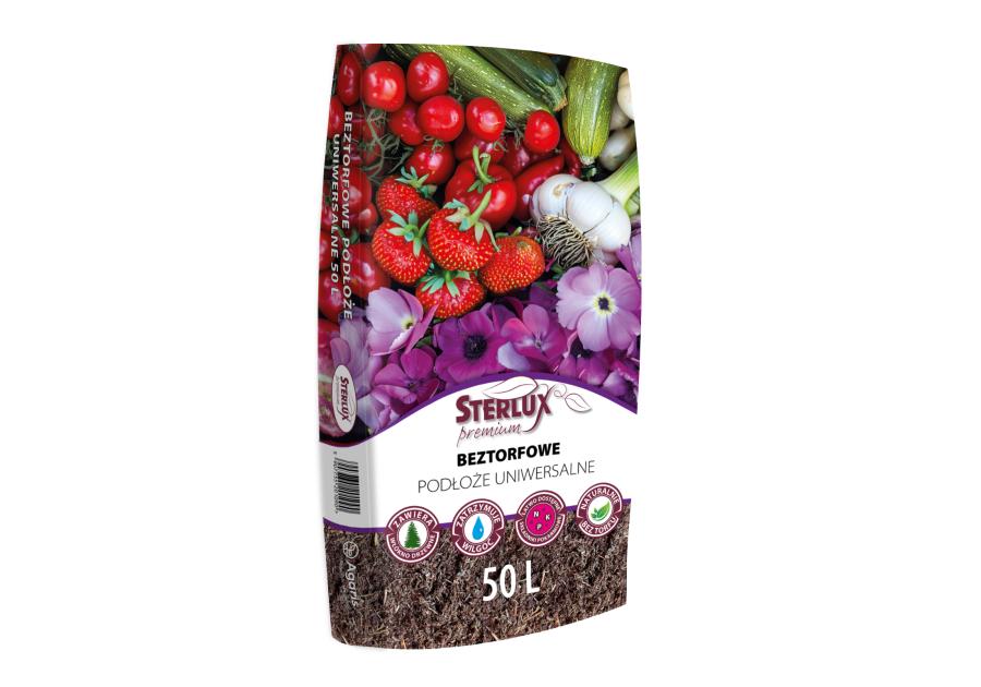 Zdjęcie: Beztorfowe podłoże uniwersalne Sterlux Premium 50 L AGARIS