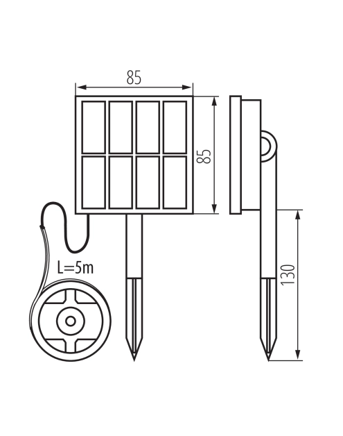 Zdjęcie: Wąż solarny LED KB Hual SLR 5 m RGB KINGBERRY