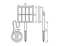 Zdjęcie: Wąż solarny LED KB Hual SLR 5 m RGB KINGBERRY