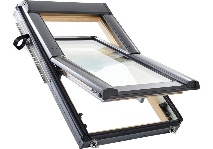 Zdjęcie: Okno obrotowe Designo R69G, drewno, 07/11 z Termo-blokiem WD ROTO