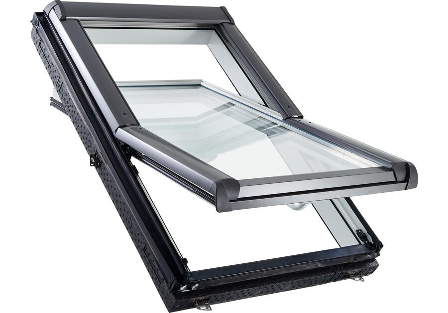 Zdjęcie: Okno obrotowe Designo R45, PVC, 74x140 cm z termo-blokiem WD ROTO