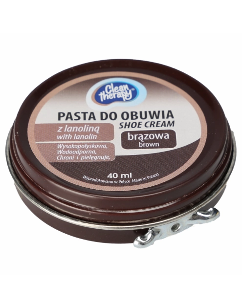 Zdjęcie: Pasta do obuwia brązowa CT 40ml CLEAN THERAPY