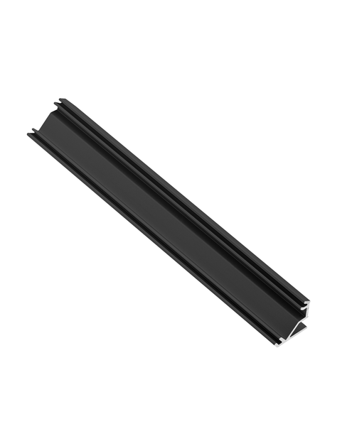 Zdjęcie: Profil LED Glax czarny kątowy nakładany 200 cm GTV