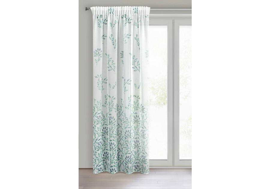 Zdjęcie: Zasłona gotowa D91 Clarissa na taśmie 140x270 cm biały EUROFIRANY