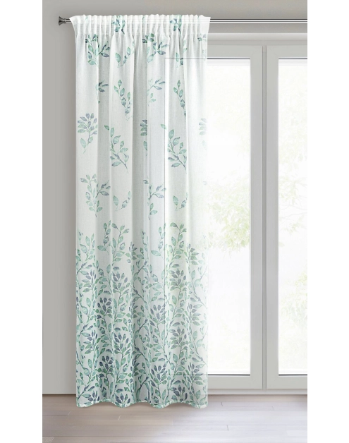 Zdjęcie: Zasłona gotowa D91 Clarissa na taśmie 140x270 cm biały EUROFIRANY