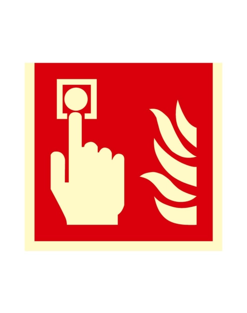 Zdjęcie: Oznaczenie "Uruchamianie ręczne" 15x15 cm METRO