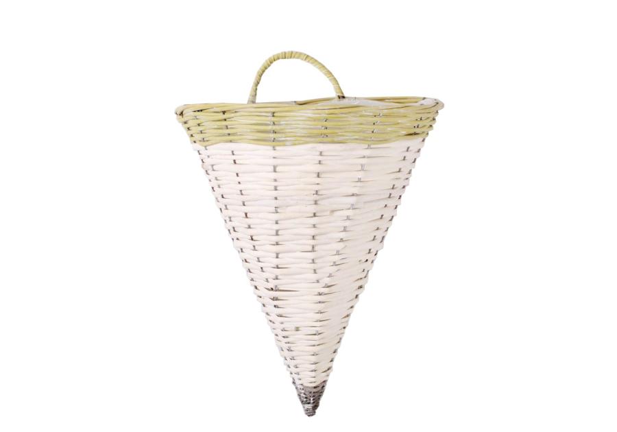 Zdjęcie: Stożek wiklinowy na ścianę 31x26x42/50 cm TIN TOURS