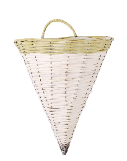 Zdjęcie: Stożek wiklinowy na ścianę 31x26x42/50 cm TIN TOURS