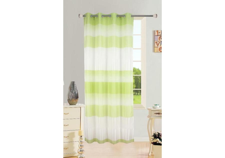 Zdjęcie: Zasłona dekoracyjna Porto 140x250 cm zieleń CKR/LASHER