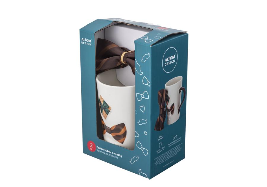 Zdjęcie: Zestaw kubek stożek wysoki 430 ml z muchą ALTOM DESIGN