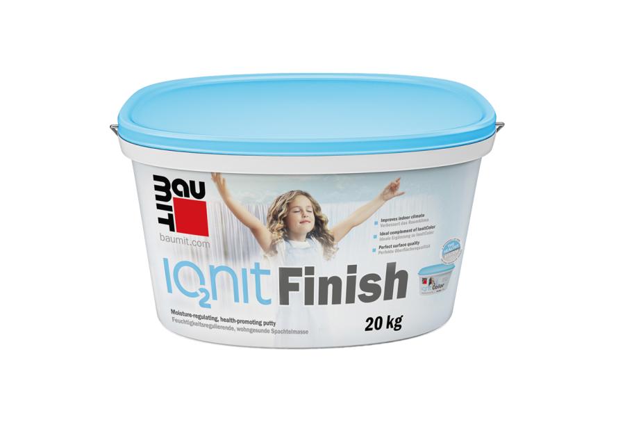 Zdjęcie: Gotowa masa szpachlowa regulująca wilgotność IonitFinish 20 kg BAUMIT